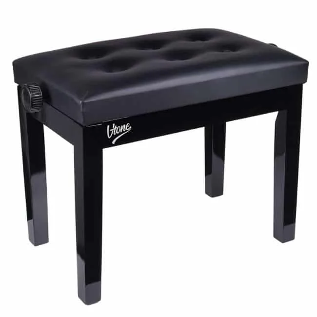 Φωτογραφία προϊόντος: V-TONE BENCH 1 BK seat for grand piano upright piano BLACK
