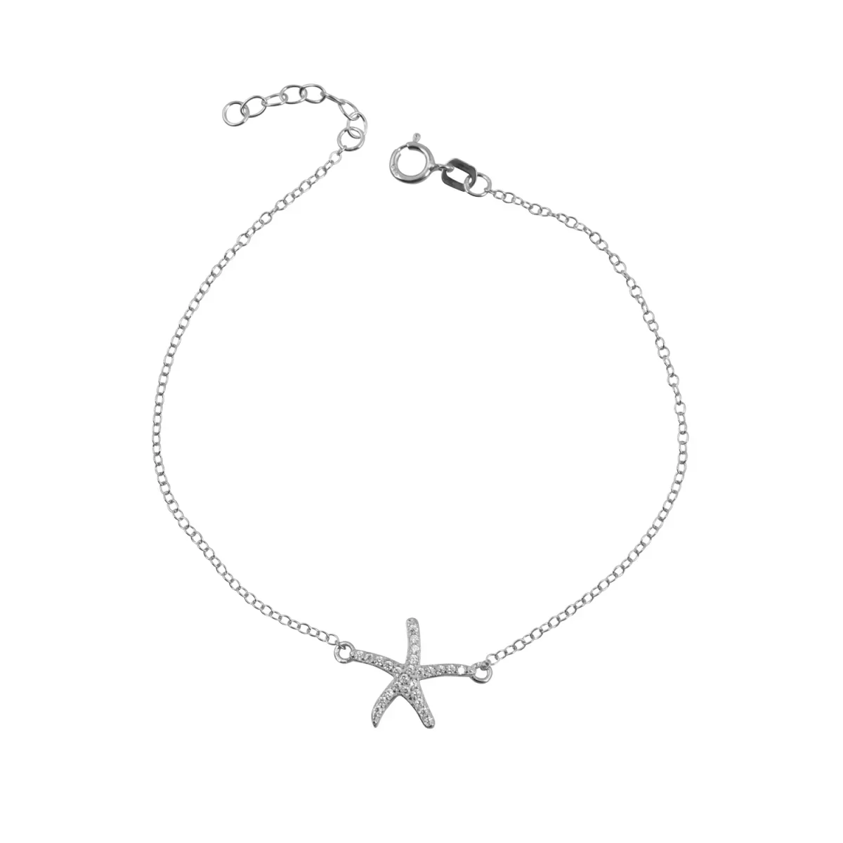 Φωτογραφία προϊόντος: Peach Jewelry Βραχιόλι από Ασήμι 925 Αστερίας