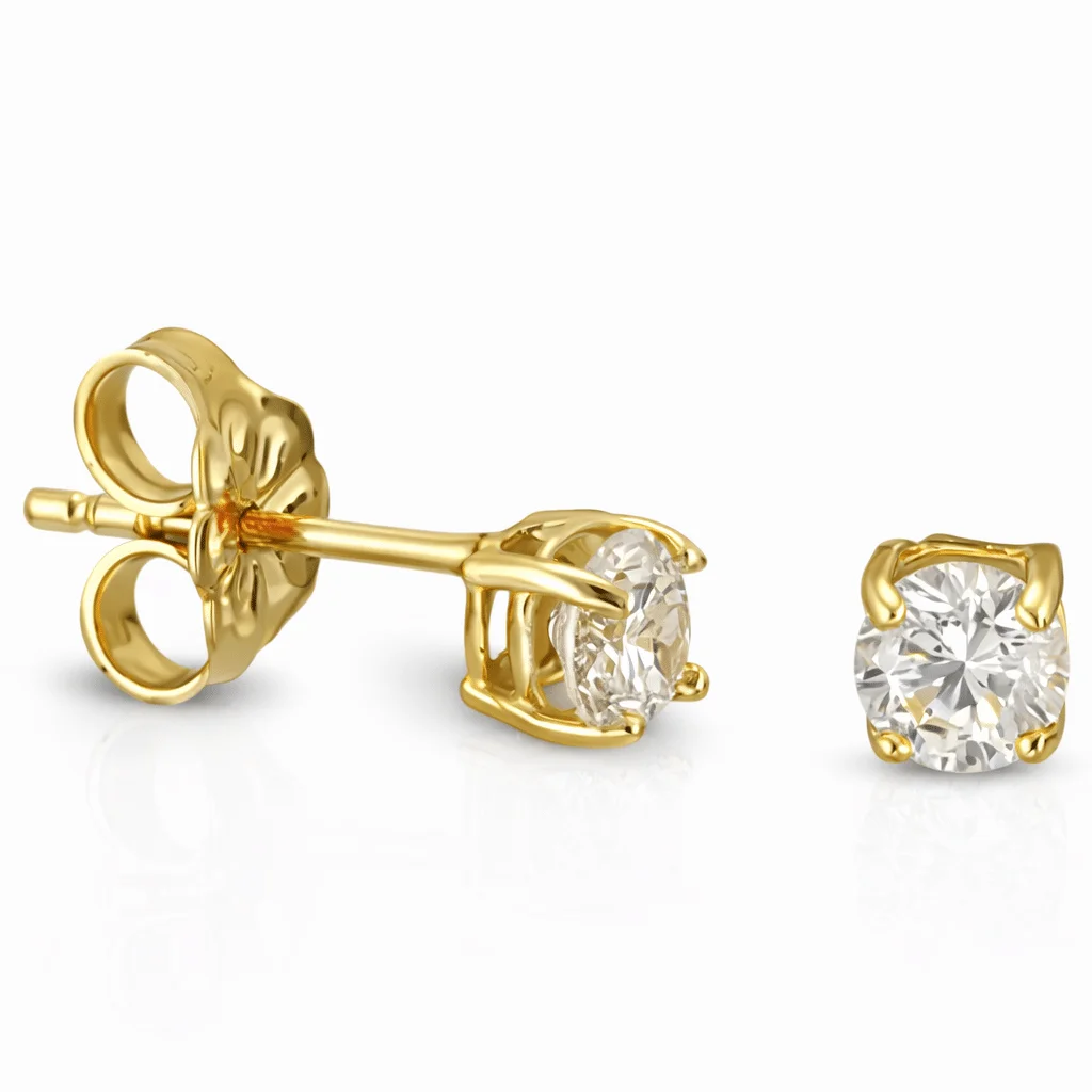 Φωτογραφία προϊόντος: fenixjewelry Χρυσα Γυναικεία Σκουλαρίκια Ζιργκον 14κ 989k1