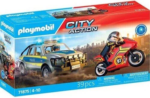 Φωτογραφία προϊόντος: Playmobil 71875 ΑΣΤΥΝΟΜΙΚΟ ΟΧΗΜΑ PICKUP / ΜΟΤΟΣΥΚΛΕΤΑ