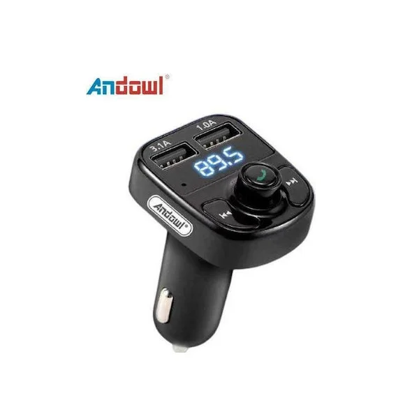 Φωτογραφία προϊόντος: Andowl FM Transmitter Αυτοκινήτου με Bluetooth / USB Q-T106 27423540