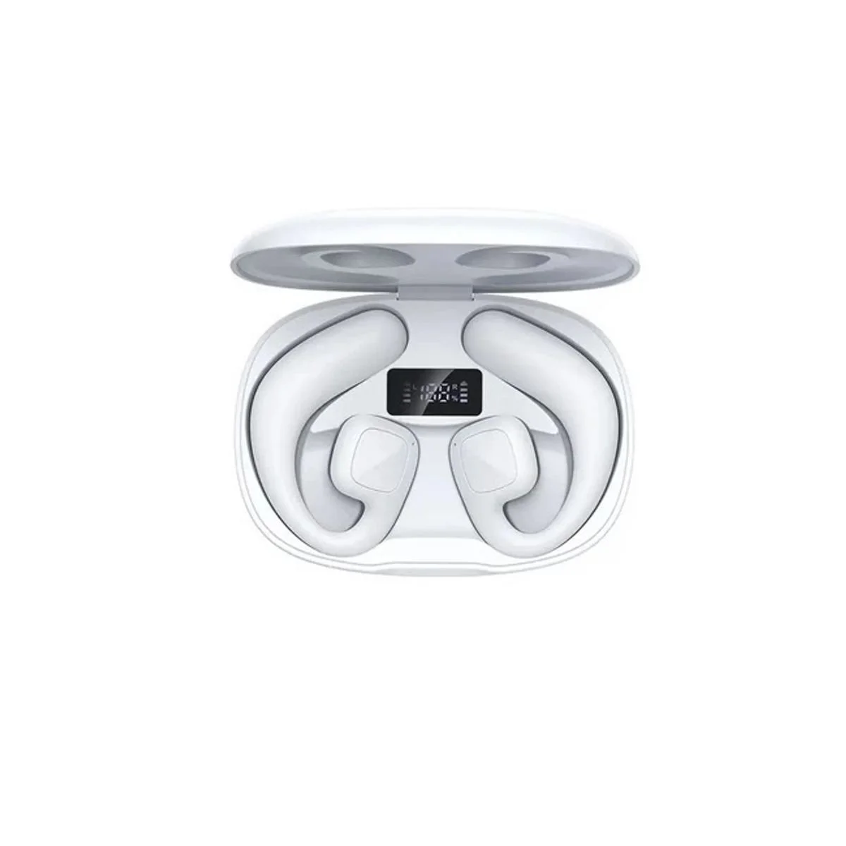 Φωτογραφία προϊόντος: OEM Awei T67 Open Ear Bluetooth Handsfree Ακουστικά με Θήκη Φόρτισης Λευκά