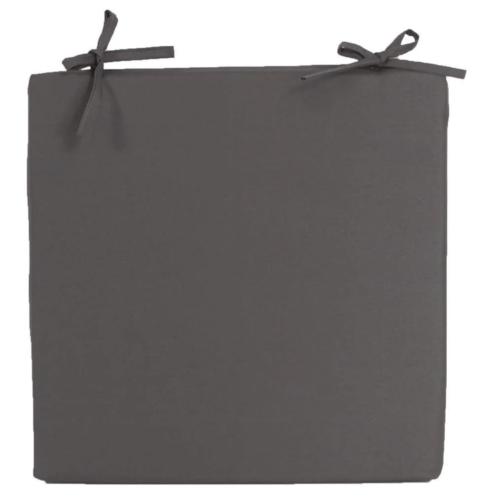 Φωτογραφία προϊόντος: Ecobags Μαξιλάρι Καρέκλας 40x40 Ανθρακί Εξωτερικού Χώρου + Ανεξίτηλο