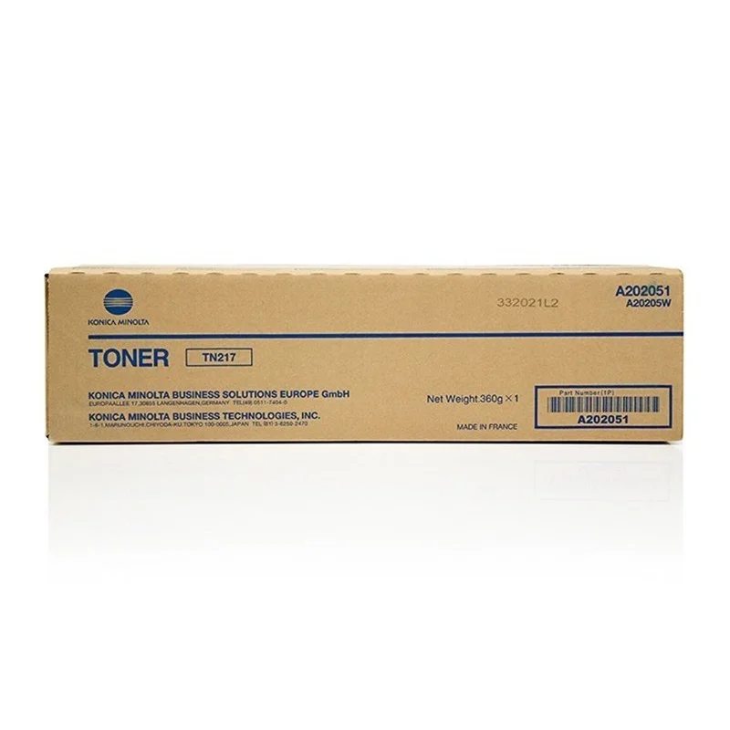Φωτογραφία προϊόντος: OEM Konica Minolta TN-217 Black Toner Bizhub 223/283
