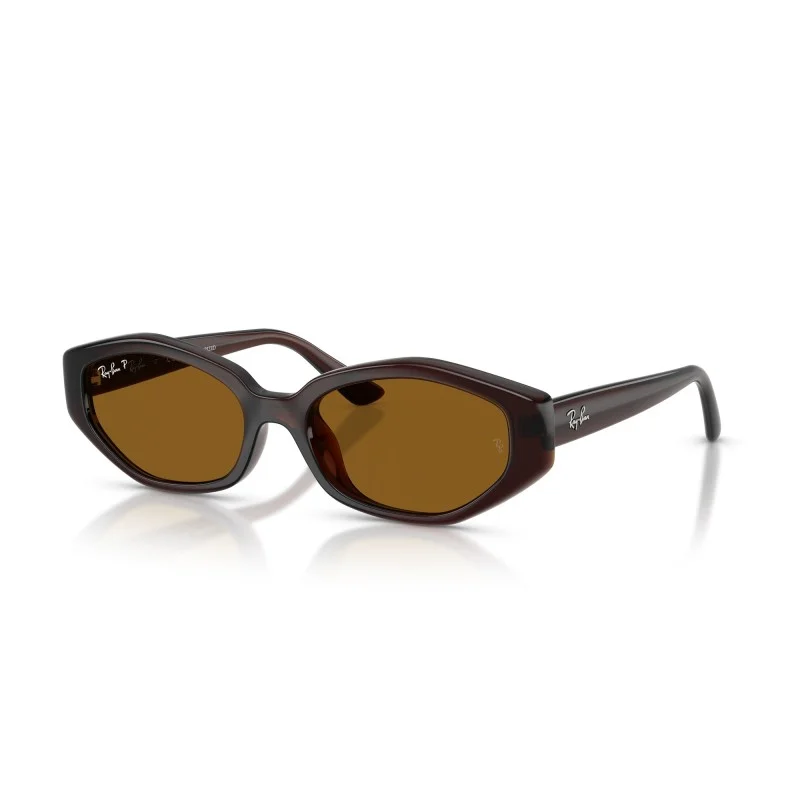 Φωτογραφία προϊόντος: Γυαλιά Ηλίου Ray-Ban Γυναικεία κοκκάλινα καφέ με καφέ polarised φακούς 4473d 71483 56mm