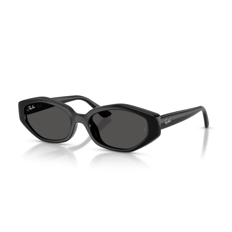 Φωτογραφία προϊόντος: Γυαλιά Ηλίου Ray-Ban Γυναικεία κοκκάλινα μαύρα με γκρι σκούρους φακούς 4473d 667787 56mm
