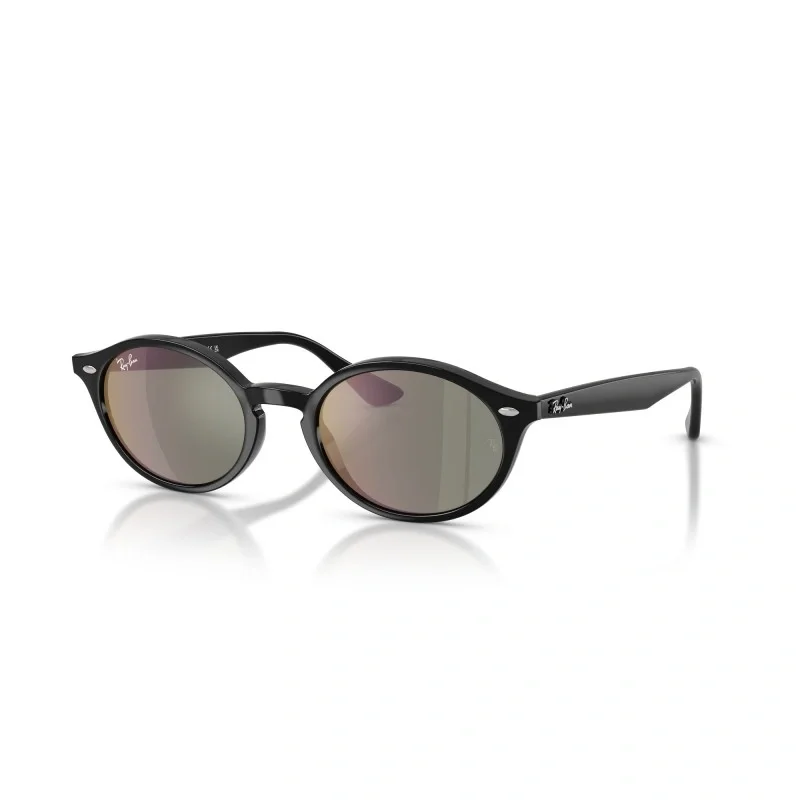 Φωτογραφία προϊόντος: Γυαλιά Ηλίου Ray-Ban Unisex κοκκάλινα μαύρα με απαλό ροζ καθρέπτη φακούς 4315 60139 51mm