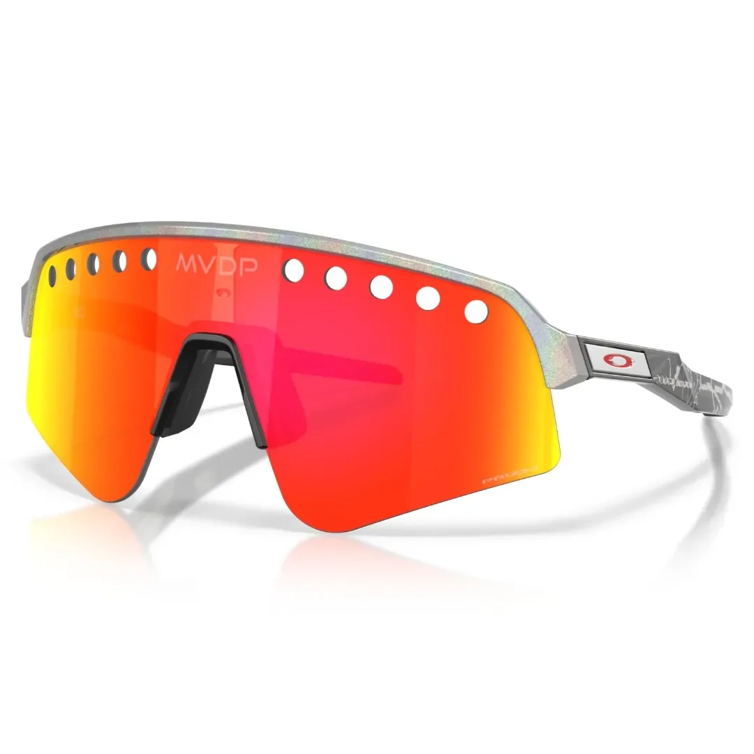 Φωτογραφία προϊόντος: Γυαλιά Ηλίου Oakley Sutro Lite Sweep Matthew Van Der Poel Collection Ανδρικά κοκκάλινα γκρι μάσκα με κόκκινο καθρέπτη φακούς 9465 40 0139mm