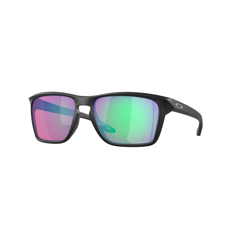 Φωτογραφία προϊόντος: Γυαλιά Ηλίου Oakley Sylas κοκκάλινα Ανδρικά μαύρα με πράσινο καθρέπτη φακούς 9448 4157 57mm