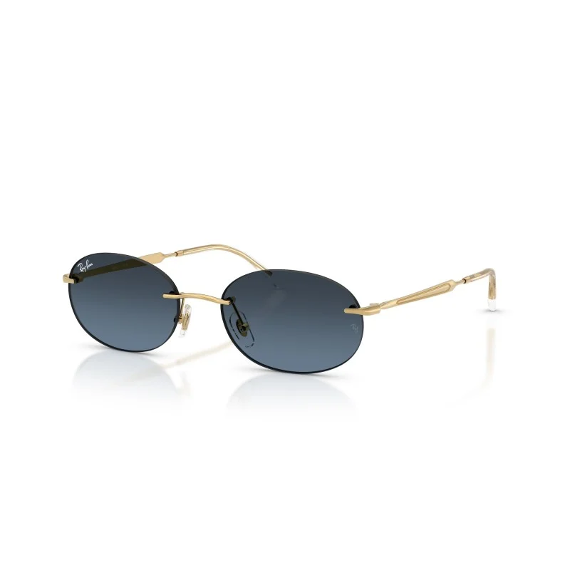 Φωτογραφία προϊόντος: Γυαλιά Ηλίου Ray-Ban Unisex μεταλλικά χρυσά με μπλε degrade φακούς 3767 0014c 54mm