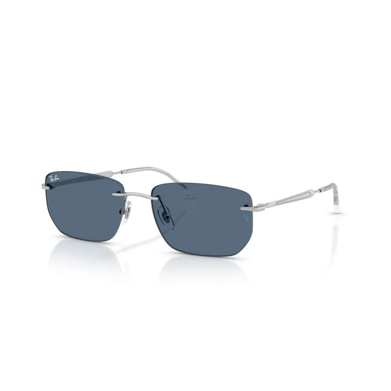 Φωτογραφία προϊόντος: Γυαλιά Ηλίου Ray-Ban Unisex μεταλλικά με σκούρους μπλε φακούς 3768 00380 56mm