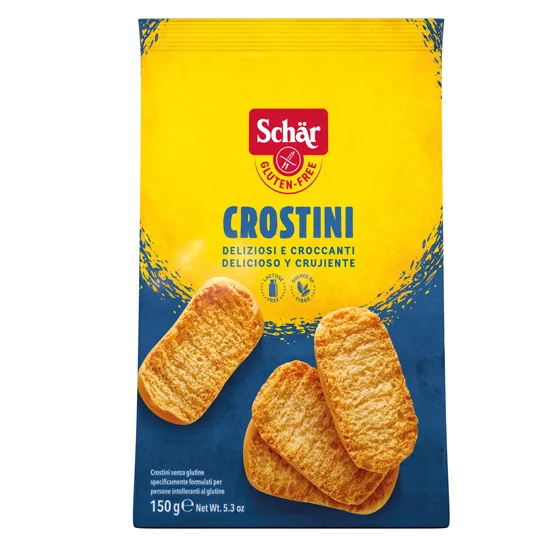 Φωτογραφία προϊόντος: Παξιμαδάκια ‘Crostini’ Χωρίς Γλουτένη Schar 150g