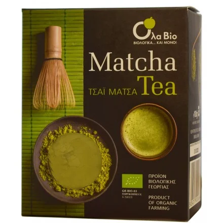 Φωτογραφία προϊόντος: Ola Βio Όλα Βιο Matcha Tea, Βιολογικό Τσάι Μάτσα 100γρ.