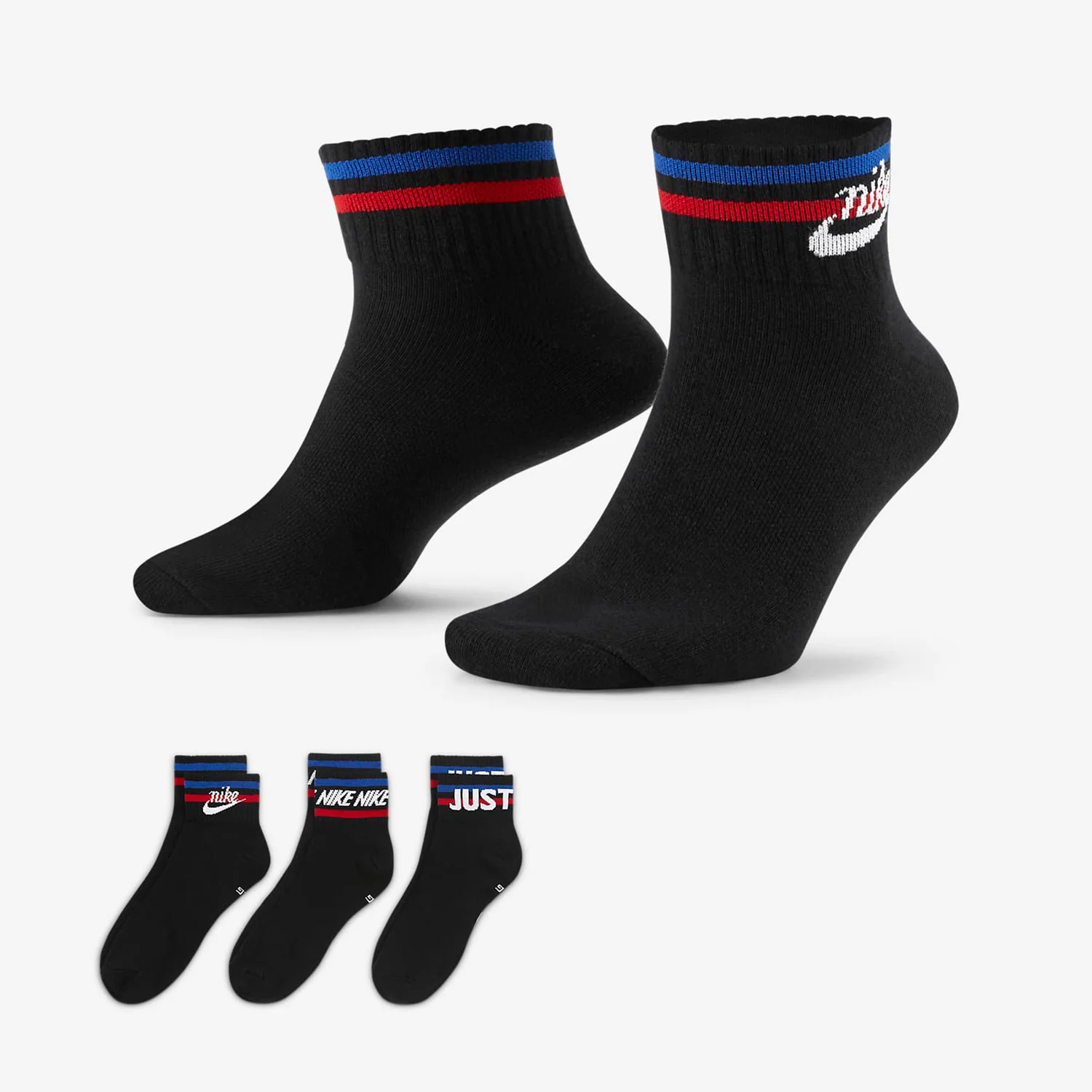 Φωτογραφία προϊόντος: NIKE ESSENTIAL ANKLE SOCKS ΜΑΥΡΟ