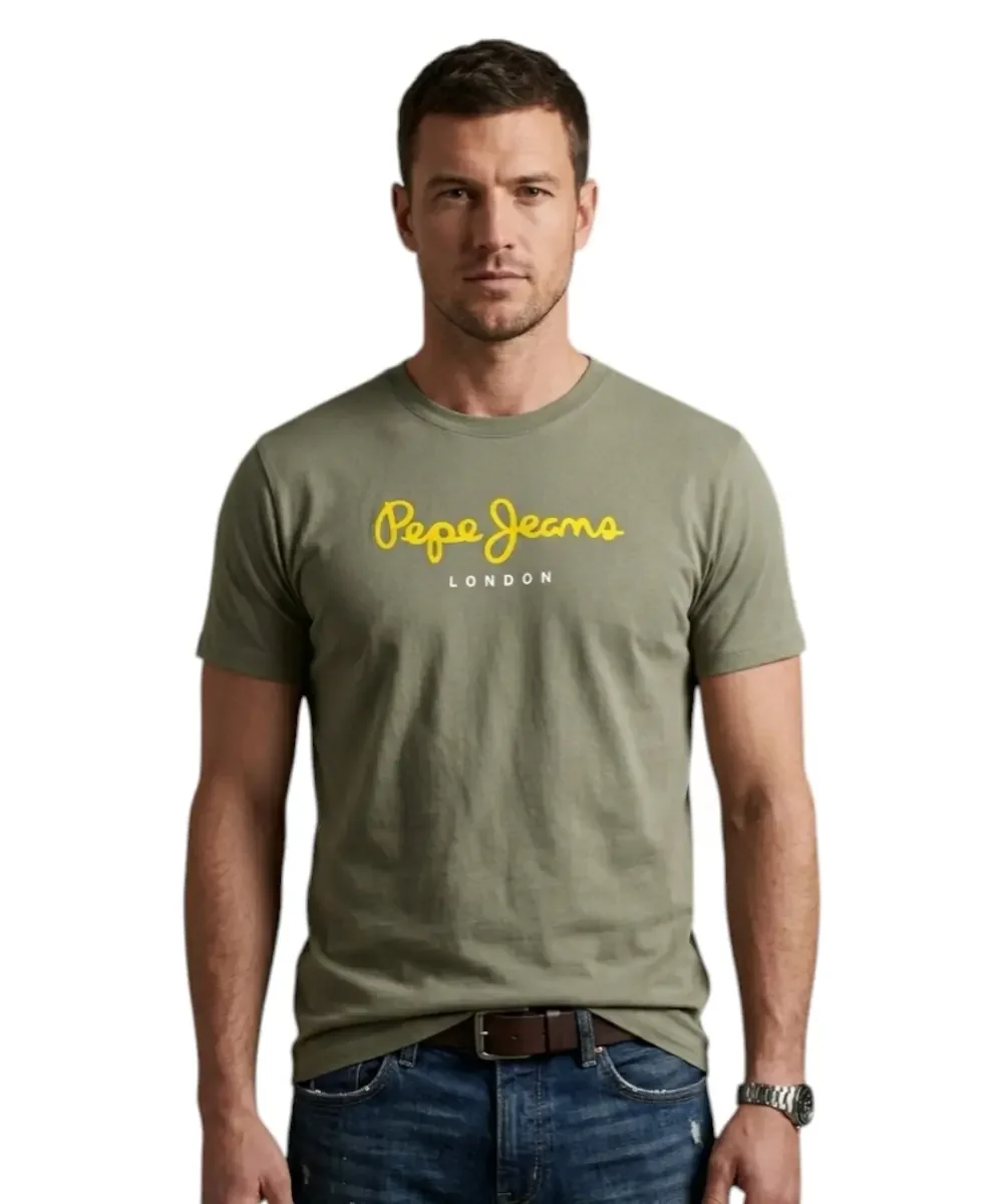 Φωτογραφία προϊόντος: Pepe Jeans - Ανδρικό T-shirt Eggo N PM5010178-728 Λαδί
