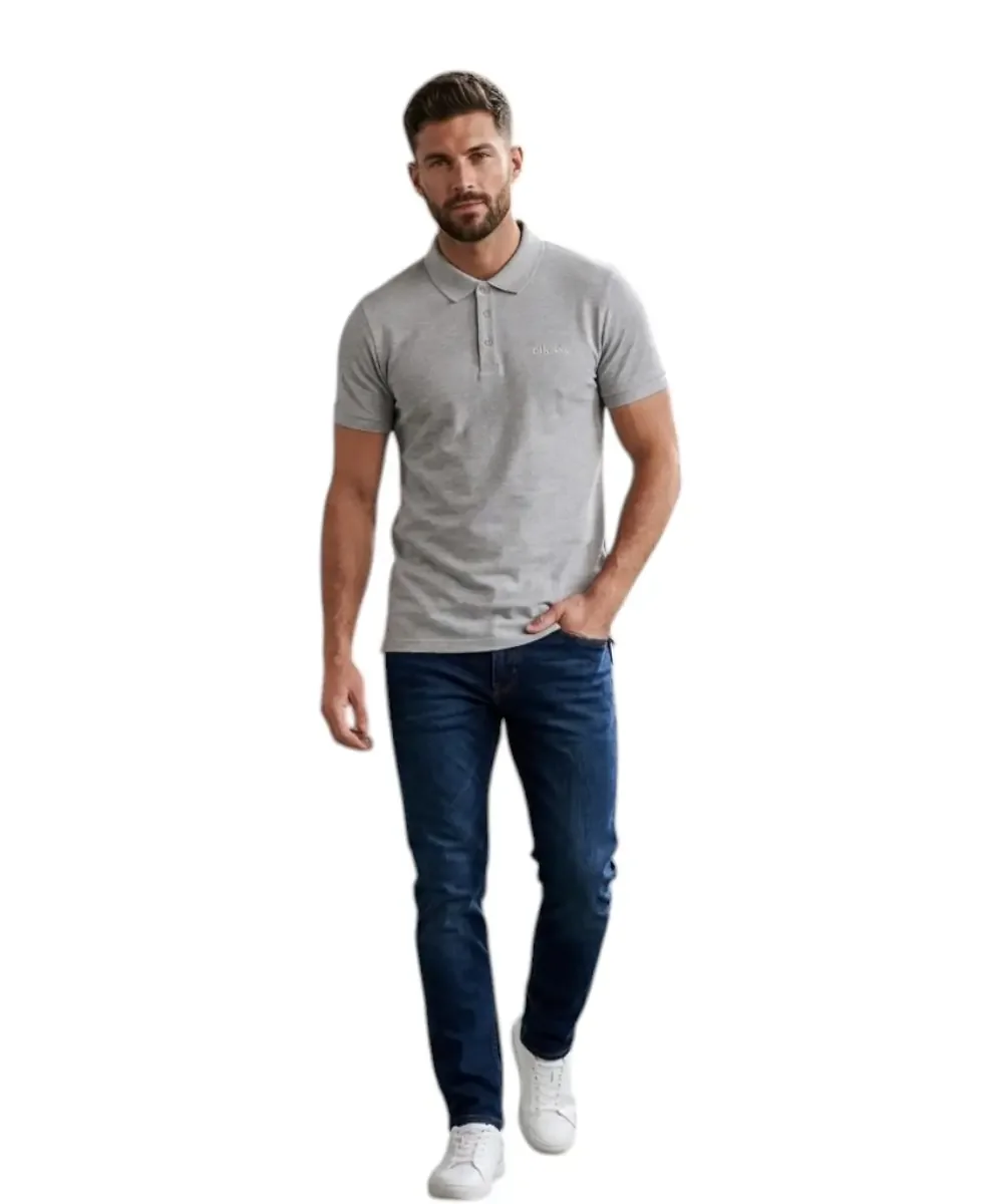 Φωτογραφία προϊόντος: Ellesse - Ανδρικό Κοντομάνικο T-Shirt Polo Leonardo EHM217S26-GM03 Γκρι
