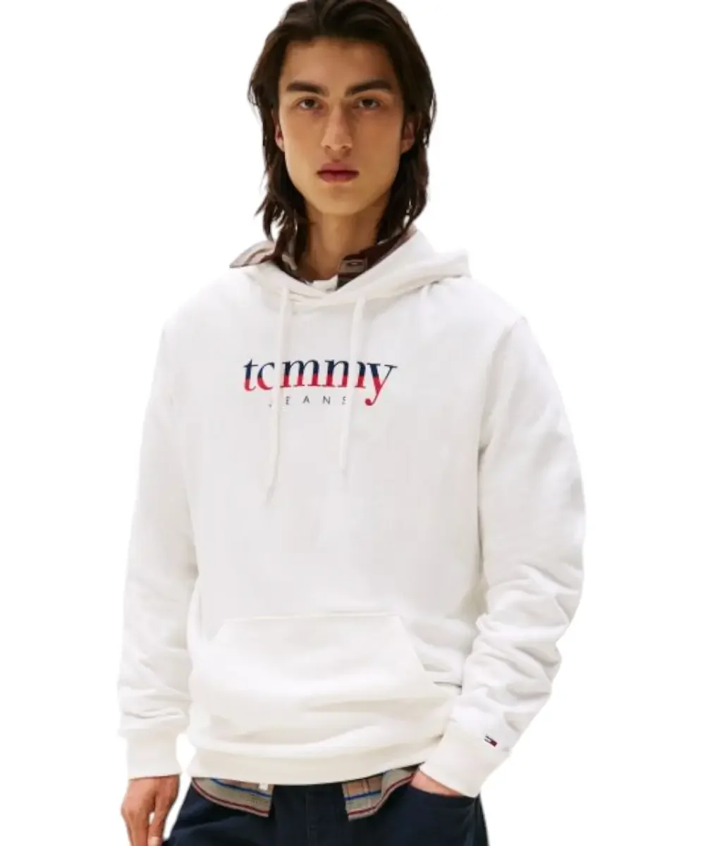 Φωτογραφία προϊόντος: Tommy Hilfiger - Ανδρικό Φούτερ με Κουκούλα Terry DM0DM22642-YBL Εκρού