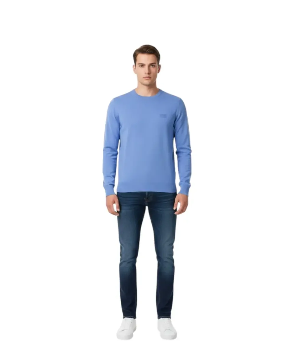 Φωτογραφία προϊόντος: Cavalli Class - Ανδρικό Πουλόβερ Crewneck TXM60AMAC01-04986 Γαλάζιο