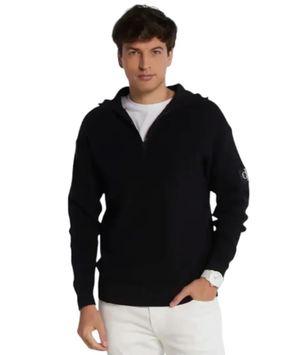 Φωτογραφία προϊόντος: Calvin Klein - Ανδρικό Πουλόβερ Regular Fit J30J323985-BEH Μαύρο