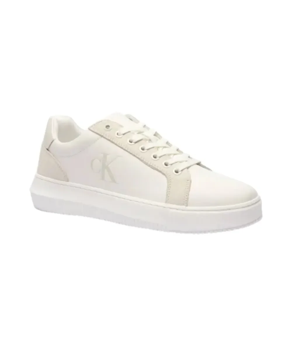 Φωτογραφία προϊόντος: Calvin Klein - Cupsole Mono Lth Ανδρικά Chunky Sneakers YM0YM01123-0LG Λευκό
