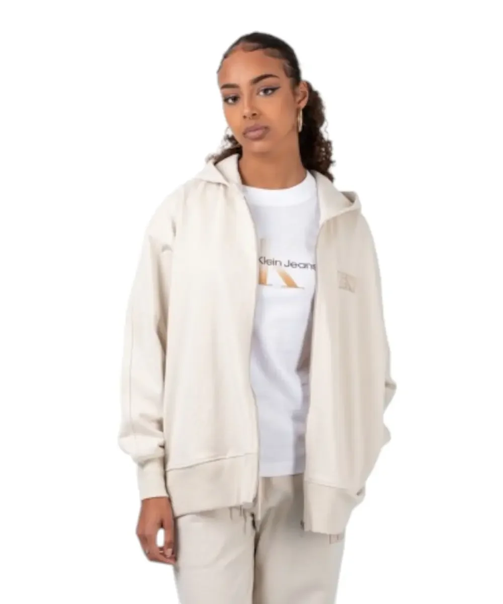 Φωτογραφία προϊόντος: Calvin Klein - Γυναικείο Φούτερ Zip Detail Logo Regular Fit J20J219756-ACF Μπεζ