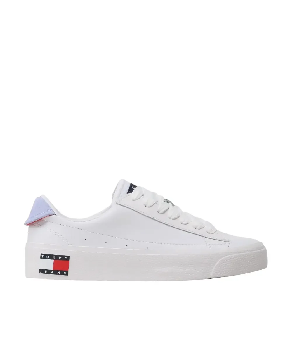 Φωτογραφία προϊόντος: Tommy Hilfiger - Γυναικεία Sneakers Vulcanized Leather EN0EN02030-0K4 Λευκό