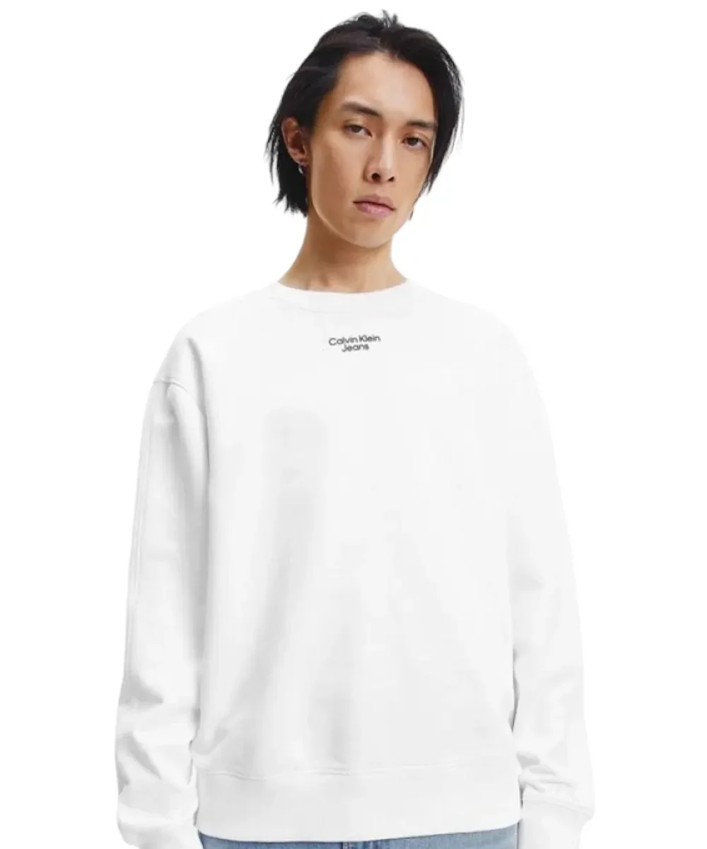 Φωτογραφία προϊόντος: Calvin Klein - Ανδρικό Φούτερ Regular Fit J30J320044-YAF Λευκό