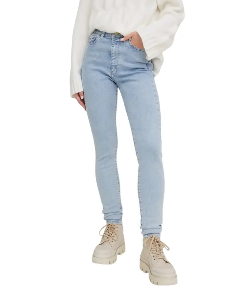 Φωτογραφία προϊόντος: Tommy Hilfiger - Γυναικείο Jean Th Donna High Waist Slim Fit DW0DW17454-1AB Γαλάζιο