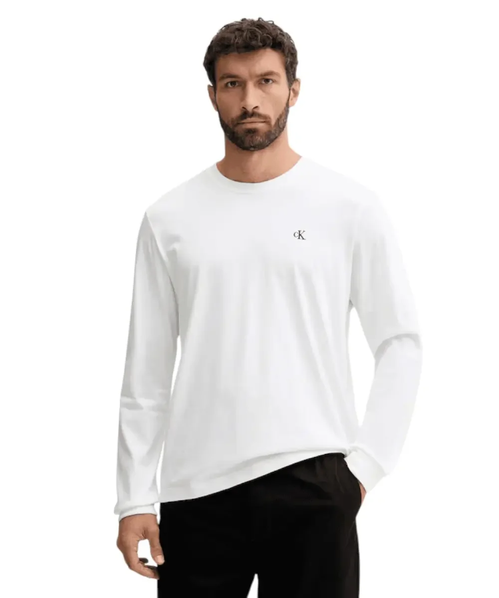 Φωτογραφία προϊόντος: Calvin Klein - Ανδρική Μπλούζα Longsleeve Easy Regular Fit LV04RD247G-YAF Λευκό
