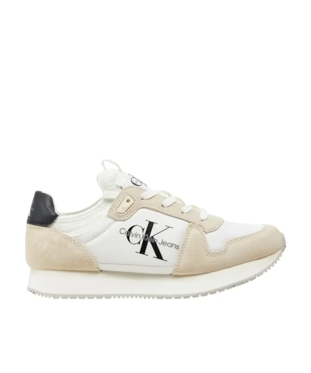 Φωτογραφία προϊόντος: Calvin Klein - Γυναικεία Sneakers Runner Sock Laceup Ny-Lth Wn YW0YW00840-03A Λευκό