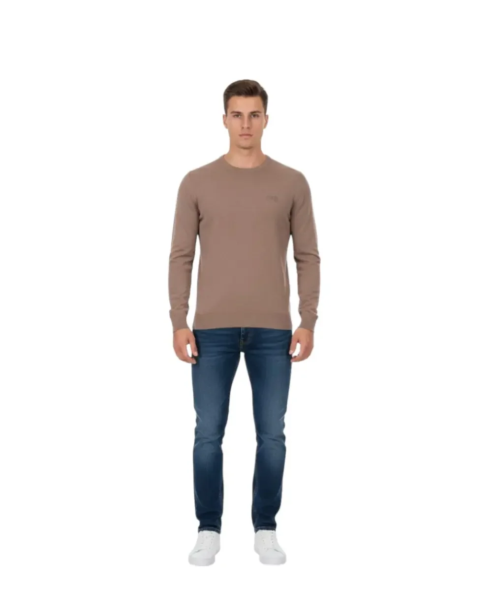 Φωτογραφία προϊόντος: Cavalli Class - Ανδρικό Πουλόβερ Crewneck TXM60AMAC01-03500 Καφέ