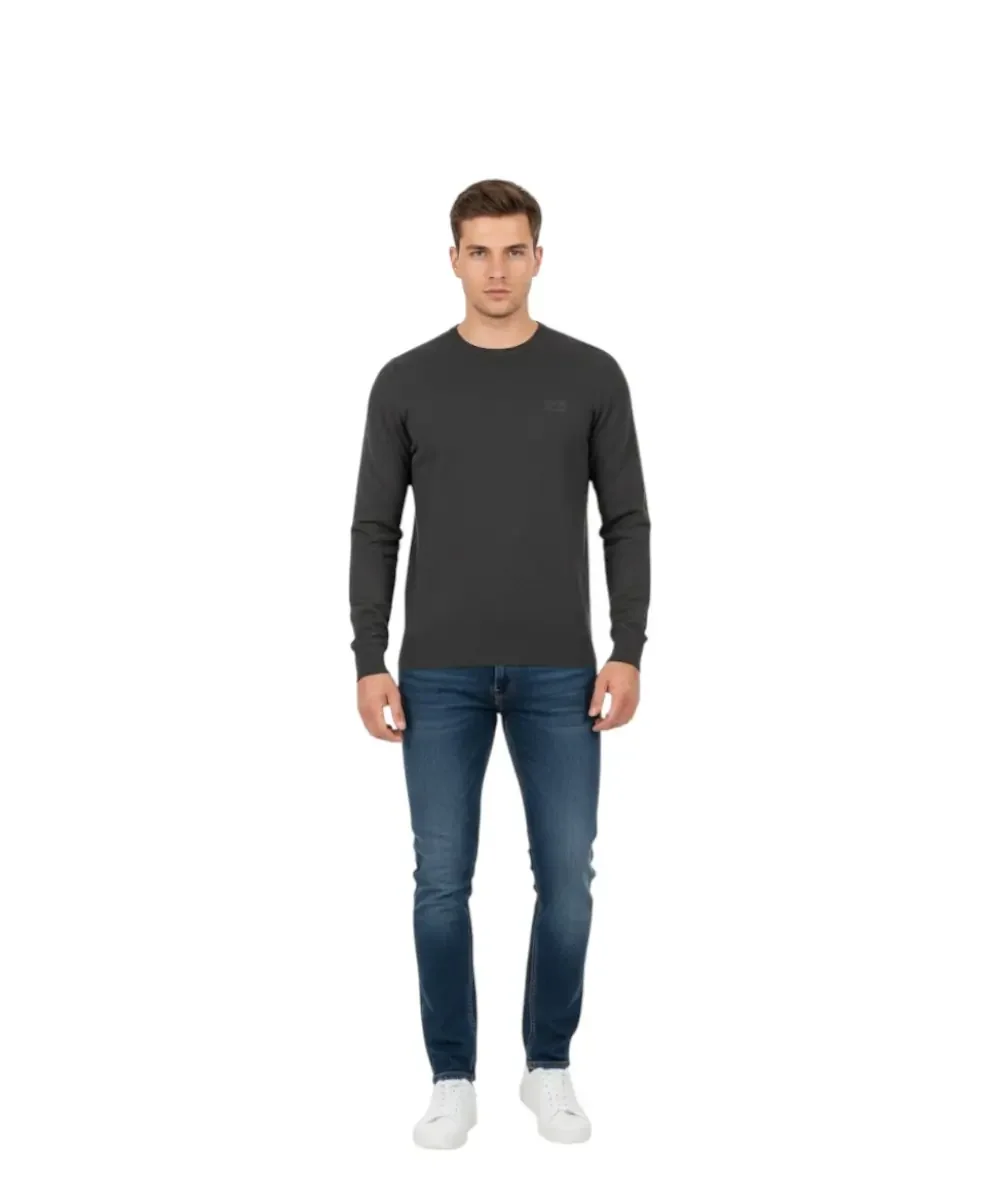Φωτογραφία προϊόντος: Cavalli Class - Ανδρικό Πουλόβερ Crewneck TXM60AMAC01-0551 Μαύρο
