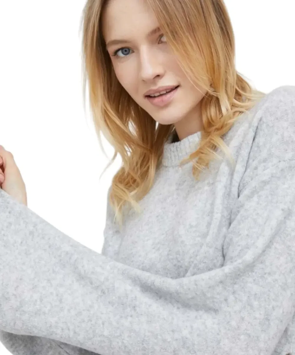 Φωτογραφία προϊόντος: Calvin Klein Jeans - Γυναικείο Πουλόβερ Fluffy Relaxed Fit J20J220481-P01 Γκρι