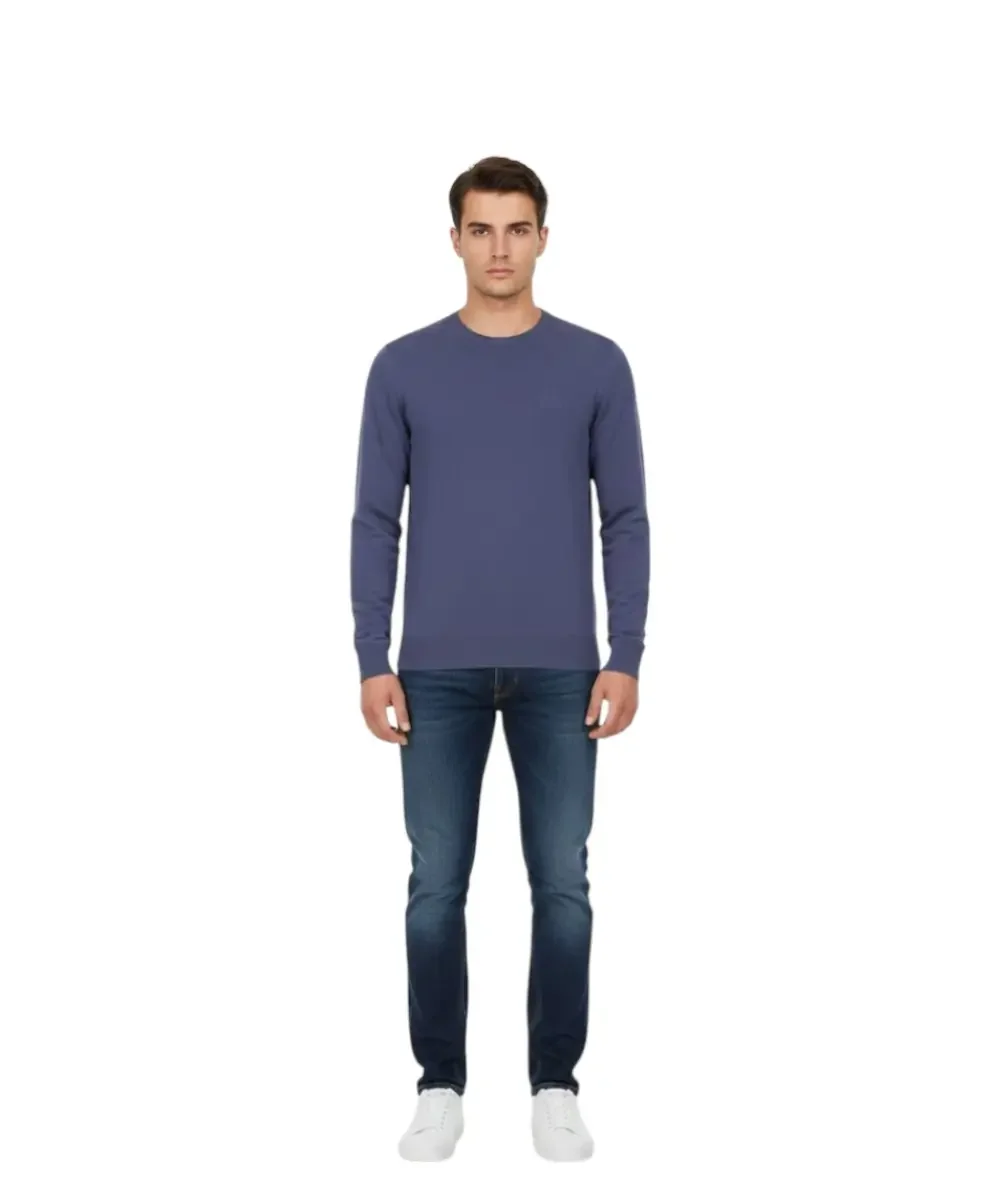 Φωτογραφία προϊόντος: Cavalli Class - Ανδρικό Πουλόβερ Crewneck TXM60AMAC01-04926 Μπλε