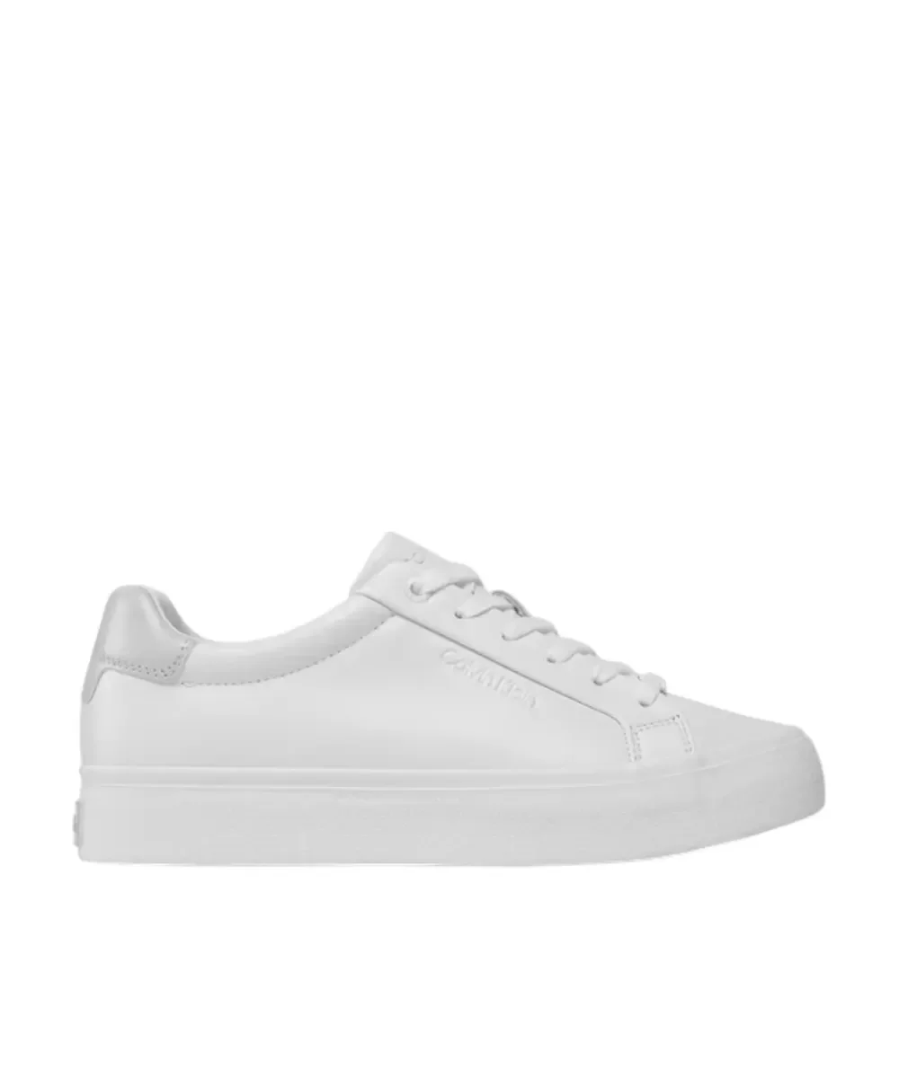 Φωτογραφία προϊόντος: Calvin Klein - Γυναικεία Sneakers Vulc Lace Up Nano Fox-Lth HW0HW01066-0K9 Λευκό