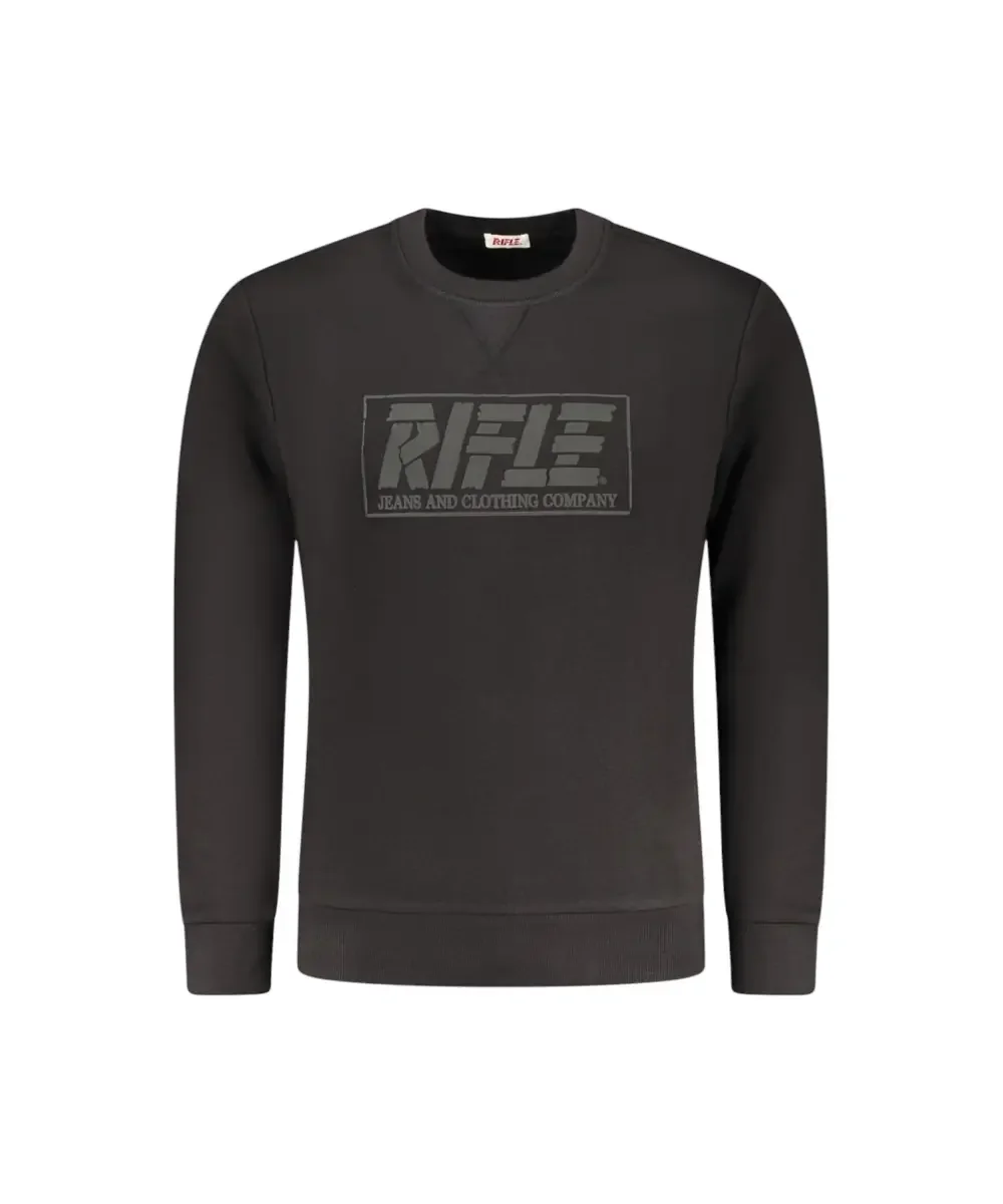 Φωτογραφία προϊόντος: Rifle Jeans - Ανδρική Μπλούζα Φούτερ Regular Fit RFF415-NERO Μαύρο