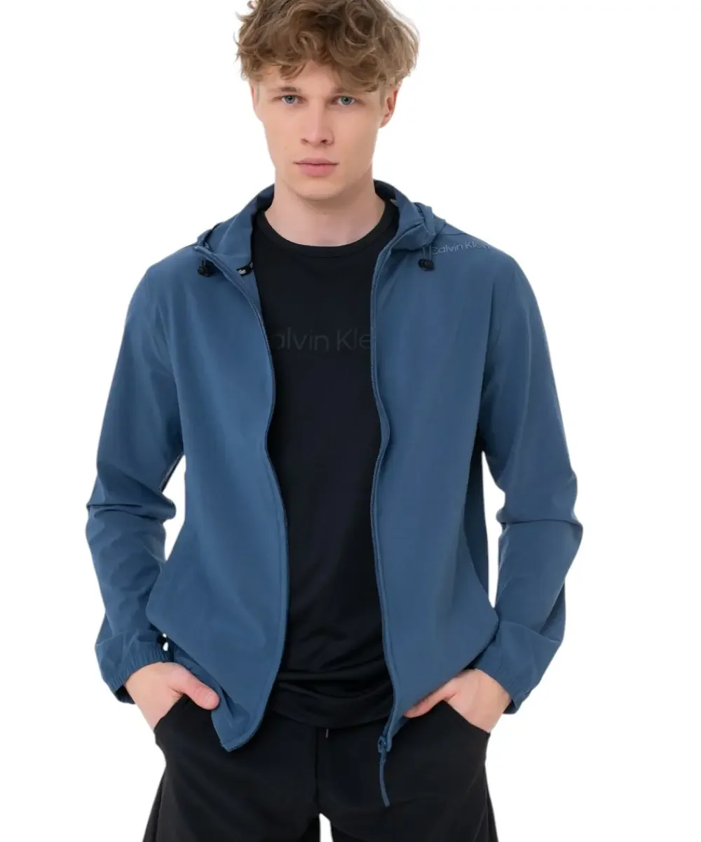 Φωτογραφία προϊόντος: Calvin Klein - Ανδρική Ζακέτα Zipped Sweatshirt Regular Fit 00GMS3O502-DBZ Μπλε