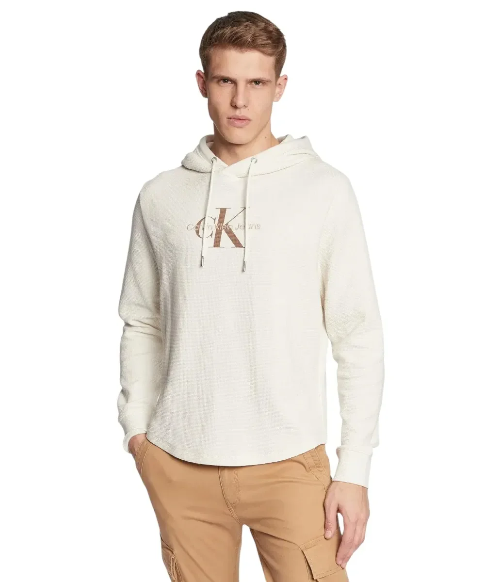 Φωτογραφία προϊόντος: Calvin Klein - Ανδρικό Φούτερ Hoodie Regular Fit J30J322701-YBI Μπεζ