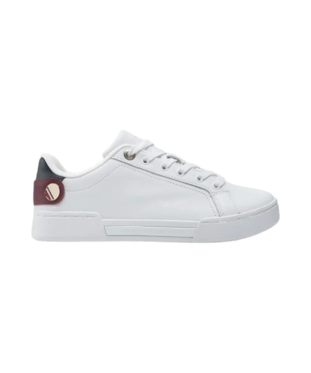Φωτογραφία προϊόντος: Tommy Hilfiger - Γυναικεία Sneakers Th Button Detail Court FW0FW06733-YBR Λευκό