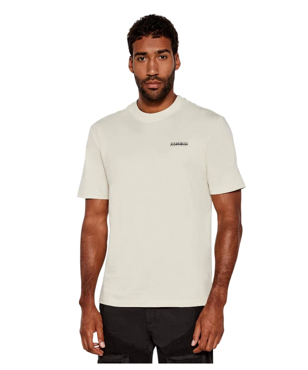 Φωτογραφία προϊόντος: Napapijri - Ανδρικό T-shirt S Smallbox Regular Fit NP0A88TR-N1J Εκρού