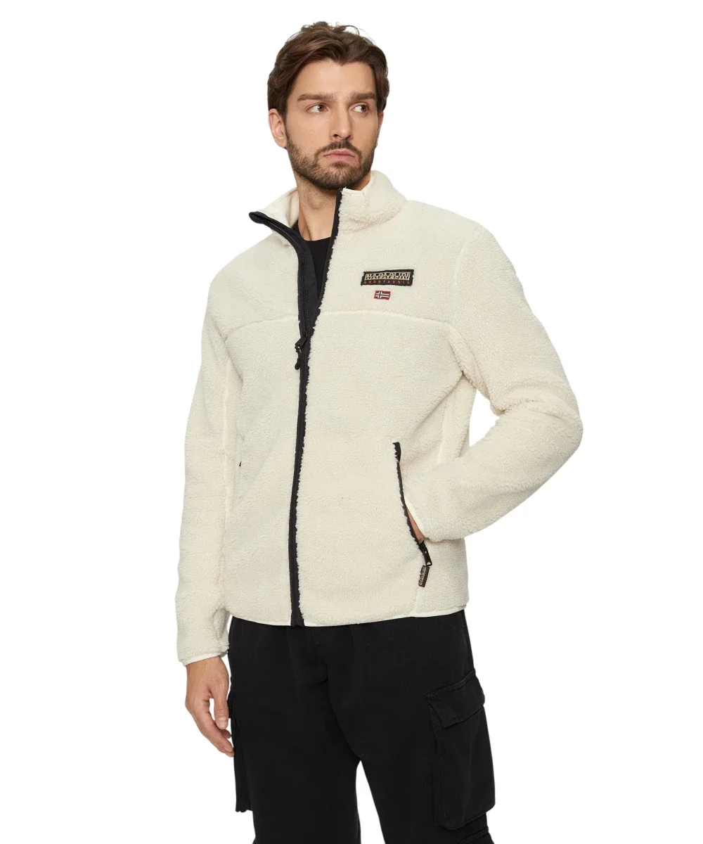 Φωτογραφία προϊόντος: Napapijri - Ανδρική Ζακέτα Fleece T-Tynik fz Regular Fit NP0A4IA9-N1J Εκρού