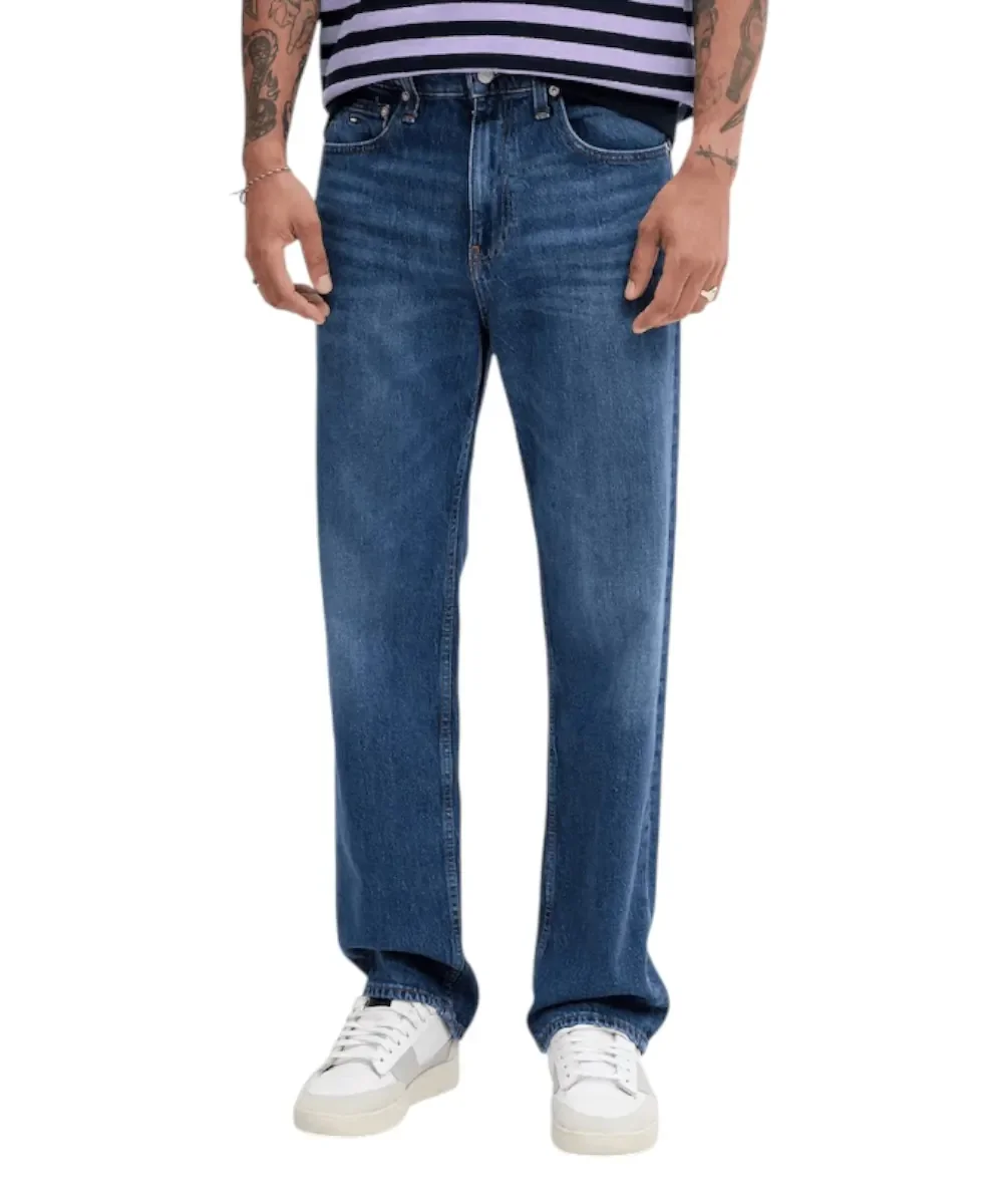 Φωτογραφία προϊόντος: Tommy Hilfiger - Ανδρικό Jean Otis Regular Straight Fit DM0DM21021-1BK Μπλε Σκούρο