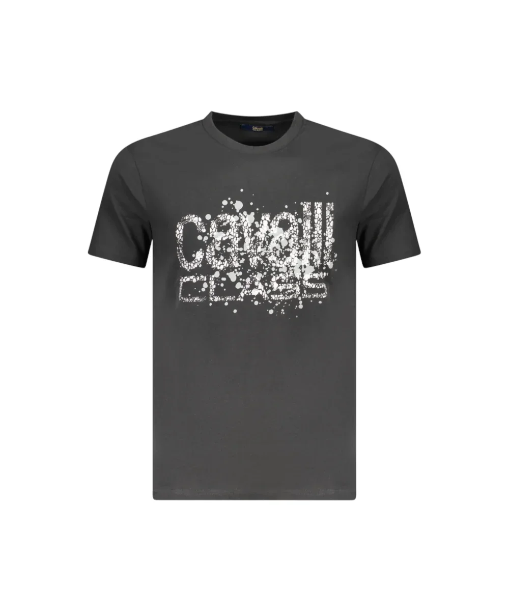 Φωτογραφία προϊόντος: Cavalli Class - Ανδρική Μπλούζα T-Shirt Κοντομάνικη Regular Fit TXT60DJD060-05051 Μαύρο