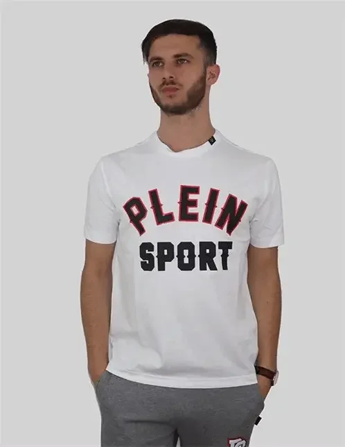 Φωτογραφία προϊόντος: Plein Sport - Ανδρικό T-Shirt Short Sleeve TIPS106-01 Λευκό