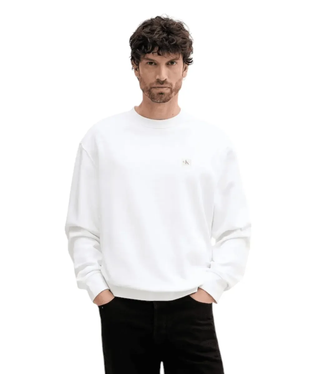 Φωτογραφία προϊόντος: Calvin Klein - Φούτερ Cotton Badge Regular Fit LV04RC273G-YAF Λευκό