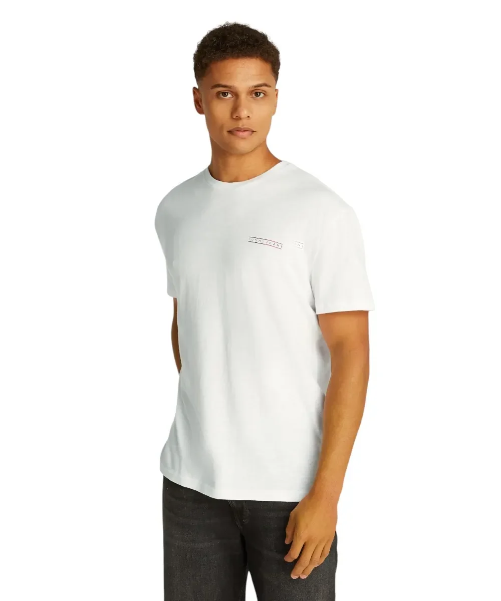 Φωτογραφία προϊόντος: Tommy Hilfiger - Ανδρικό T-shirt b Reg Graphic Slub Ext Regular Fit DM0DM21303-YBL Εκρού