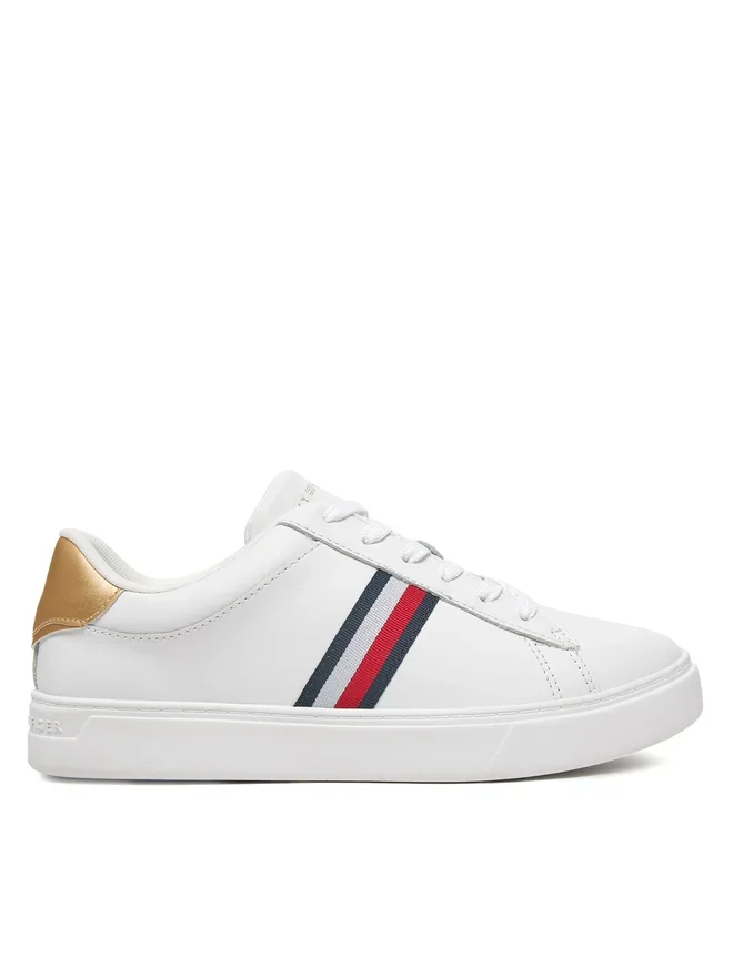 Φωτογραφία προϊόντος: Tommy Hilfiger - Γυναικεία Sneakers Essential Leather Court Trainers FW0FW08321-YBS Λευκό