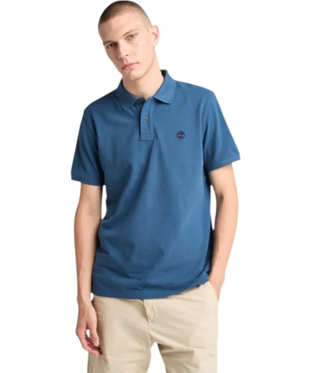 Φωτογραφία προϊόντος: Timberland - Ανδρικό T-shirt Polo με Λογότυπο TB0A6VDP-288 Μπλε