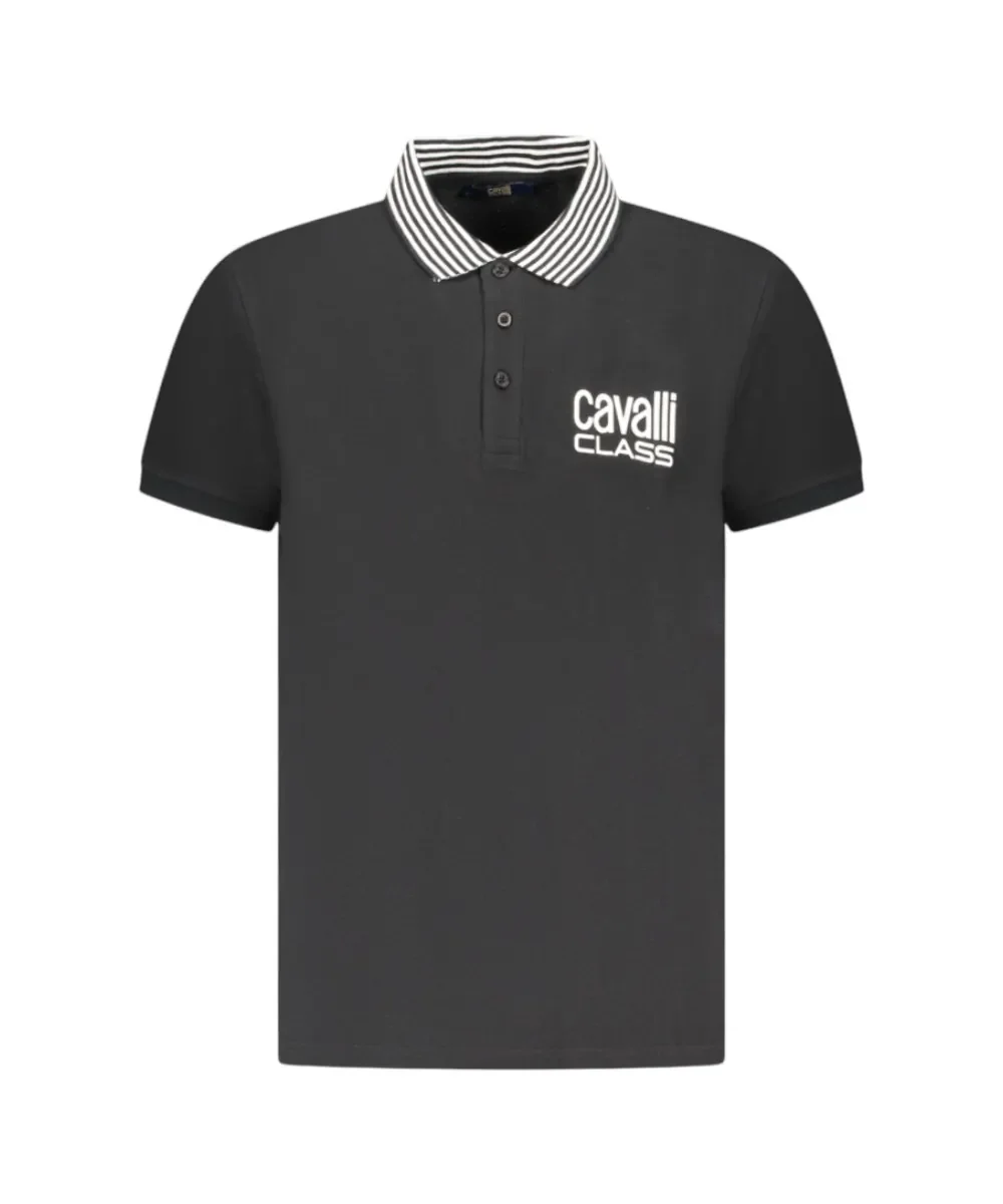Φωτογραφία προϊόντος: Cavalli Class - Ανδρική Μπλούζα T-Shirt Polo Short Sleeve TXT64EKB002-05051 Μαύρο