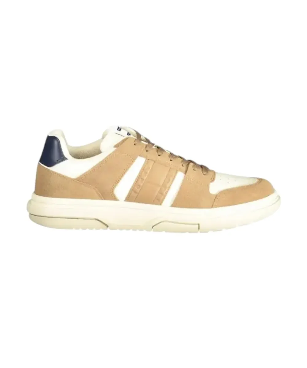 Φωτογραφία προϊόντος: Tommy Hilfiger - Ανδρικά Sneakers The Brooklyn Mixed Texture Suede Trainers EM0EM01457-GWE Μπεζ